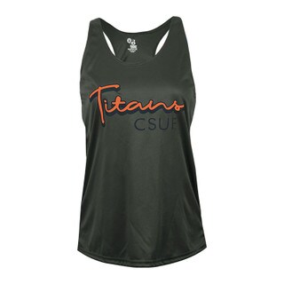 Titans Script Racerback Tank - Granite